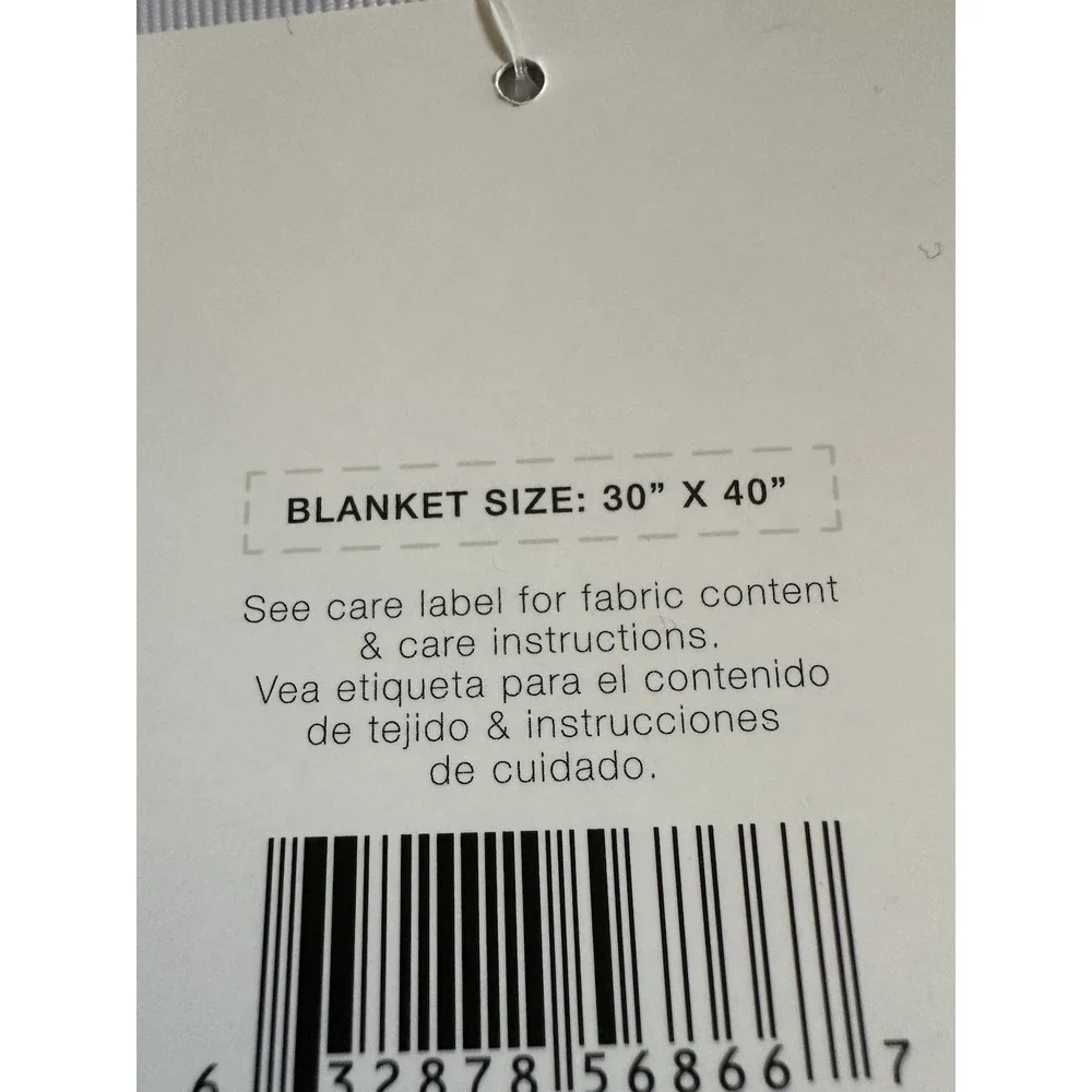 Buttons and Stitches 30 x‎ 40 Dinosaur's Baby Blanket. Reversable Stripes NWT